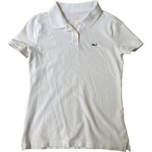 Vineyard Vines Polo Girls Medium White Logo